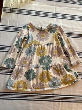 Kids Floral Tiered Long-Sleeve Dress with matching pantd- Little Co.